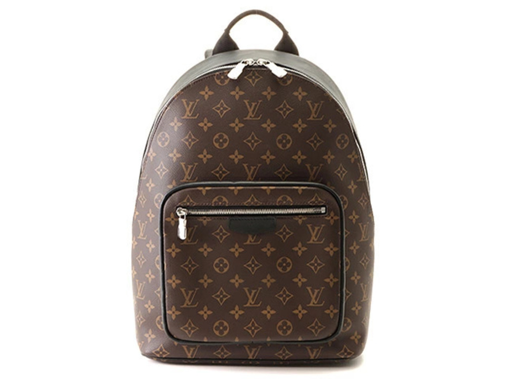 LOUIS VUITTON Josh Monogram Macassar Brown Backpack Daypack Brown